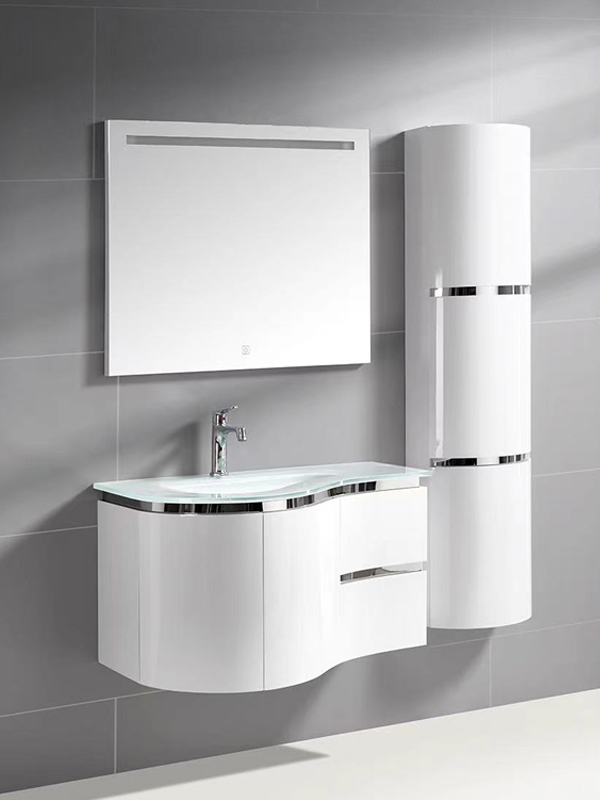 KP-5808 Cabinets Vanity Seomra Folctha PVC